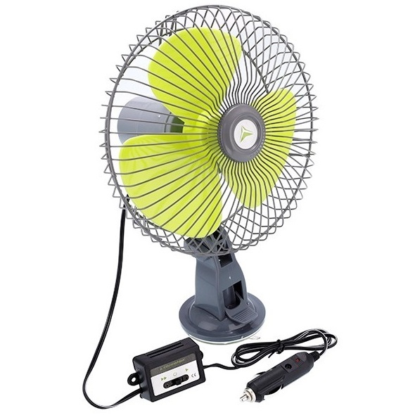 Ventilator Auto Rotativ 12V / 21W, Diametru 20 Cm, Montat Cu Ventuză Carmotion 86339